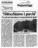 1993.10.15. Il centro. Cgil, sblocchiamo i parchi